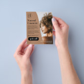 Modern Afbeelding Beauty Salon Flyer (Hand)