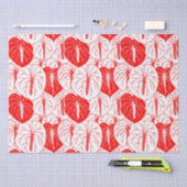 Modern afdrukpatroon Hawaiian Anthurium Tissuepapier (Craft)