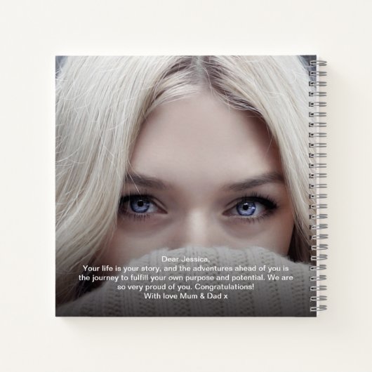 Modern Afstuderen 17 Foto Collage Keepomwille Gues Notitieboek (Achterkant)