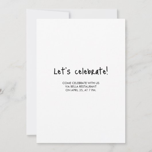 Modern Afstuderen 2 foto's van toen en nu Kaart (Achterkant)