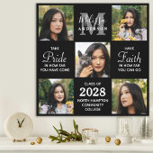 Modern Afstuderen 5 Afstuderen voor fotocollage Canvas Afdruk