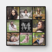 Modern Afstuderen - Aangepast 8 Foto-collage Fotoplaat (Voorkant)