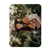 Modern Afstuderen Afstuderen van de Foto van White Magneet (Verticaal)