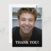 Modern Afstuderen Bedankt Foto Briefkaart (Voorkant / Achterkant)