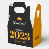 Modern Afstuderen dank u gevel/gunst doos Bedankdoosjes (Geopend)