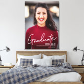 Modern Afstuderen de Klasse van de Foto van het Ma Canvas Afdruk (Insitu (Slaapkamer))