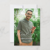 Modern Afstuderen Foto Afstuderen Hartelijk dank Kaart (Voorkant)