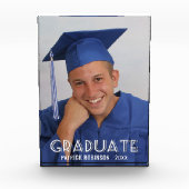 Modern Afstuderen gepersonaliseerd verticaal Fotoblokken (Voorkant)