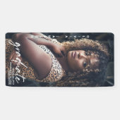 Modern Afstuderen handgeschreven script | Foto Spandoek (Horizontaal)