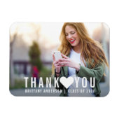 Modern Afstuderen Hartelijk dank Magneet (Horizontaal)