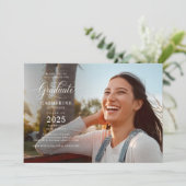 Modern Afstuderen het Afstuderen van de Foto van h Kaart (Staand voorkant)