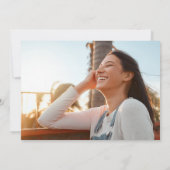 Modern Afstuderen het Afstuderen van de Foto van h Kaart (Achterkant)