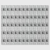 Modern Afstuderen Krant College / University Cadeaupapier (Vlak)