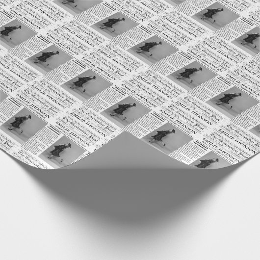 Modern Afstuderen Krant College / University Cadeaupapier (Hoek)