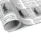 Modern Afstuderen Krant College / University Cadeaupapier (Rol Hoek)