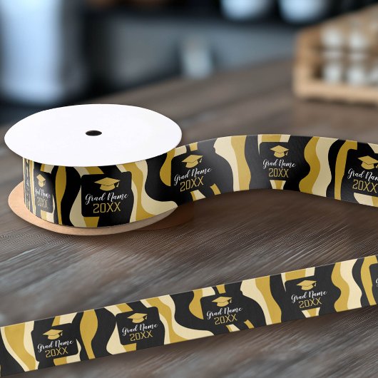 Modern Afstuderen met Funky Pattern en Naam Lint