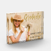 Modern Afstuderen met goudfolie typografie Fotoblokken (Links)