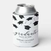 Modern Afstuderen Pet Graduation Party Blikjeskoeler (Blikje Voorkant)