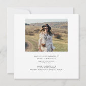 Modern Afstuderen Photo 2025 Afstudeerder aankondi (Achterkant)