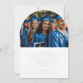 Modern Afstuderen Photo Arch Afstuderen Aankondigi Kaart (Achterkant)