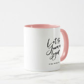 Modern Afstuderen Script Congrates Trendy Quote Mok (Voorkant rechts)