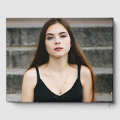 Modern Afstuderen Typografie 2 Foto Afstuderen Gastenboek (Achterkant)