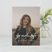 Modern Afstuderen witboek 4 Foto's Afstuderen Aankondiging (Staand voorkant)