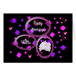 Modern Age Unique Birthday Card