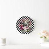 Modern Alice in Wonderland Rabbit Ronde Klok (Huis)