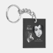 Modern altijd in ons hart | Foto Memorial Sleutelhanger (Voorkant Links)