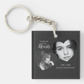 Modern altijd in ons hart | Foto Memorial Sleutelhanger (Voorkant)