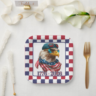 Modern American Engle 1776/2026 Papieren Bordje