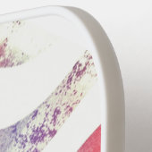 Modern American Flag Personalized Pickleball Paddle (Links Detail)