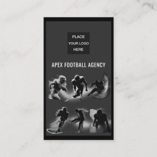 Modern American Football Sports Management Visitekaartje