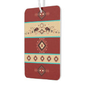 Modern American Native Influenced Pattern Monogram Luchtverfrisser (Links)