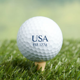 Modern Amerika Opgericht 1776 Golfballen