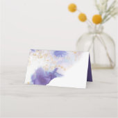 Modern Amethyst Waterverf Geode Barefoot Bride™ (Achterkant)