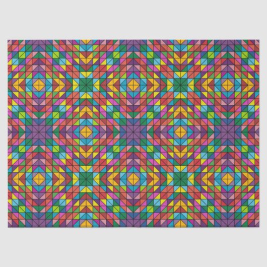 modern amish squares tissuepapier (Voorkant)