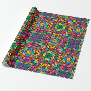 modern amish vierkanten verpakkingspapier cadeaupapier