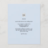 Modern Ampersand Wedding nodigt QR-code RSVP uit Flyer (Achterkant)