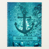 Modern Anchor Aqua Ocean Underwater Planner (Voorkant)