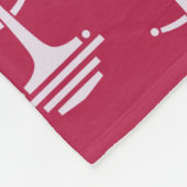 Modern Anchors Pattern Fleece Deken (Hoek)