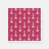 Modern Anchors Pattern Servet (Voorkant)