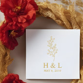 Modern and Minimalist Twig Design Rubberstempel