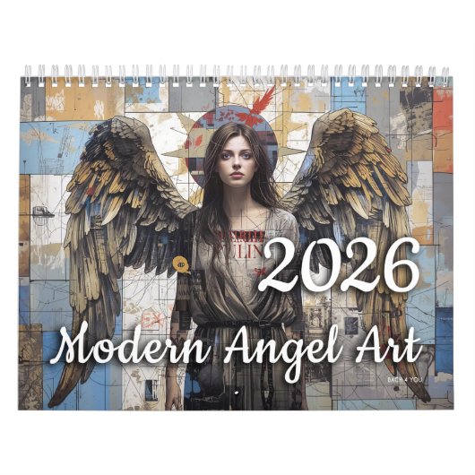 Modern Angel Art 2026 Calendar Kalender (Hoes)