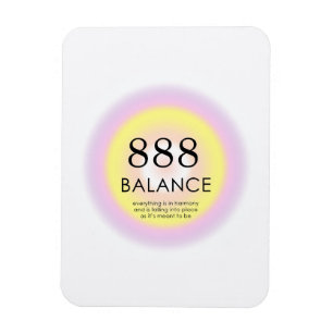Modern Angel Numbers Numerology betekenend 888 Magneet