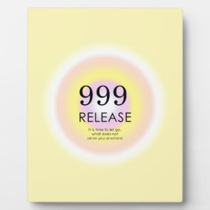 Modern Angel Numbers Numerology betekenend 999 Fotoplaat