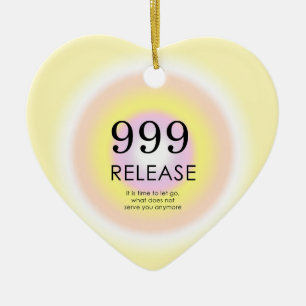 Modern Angel Numbers Numerology betekenend 999 Keramisch Ornament