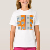 Modern appartementengebouw met airconditioners t-shirt (Voorkant)