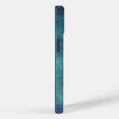 Modern Aqua en Paars Abstract Case-Mate iPhone Case (Achterkant / Rechts)